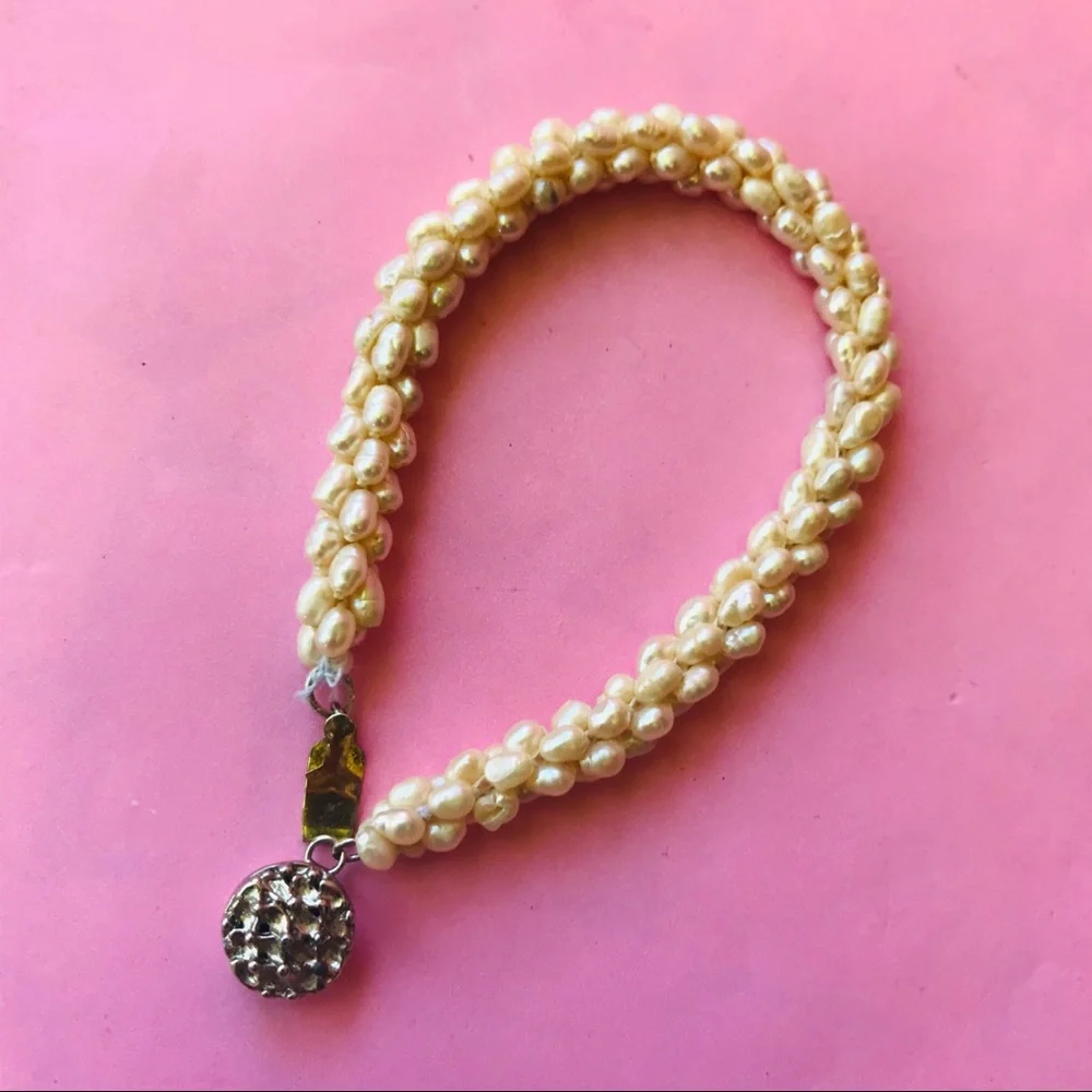 Vintage freshwater pearls bracelet